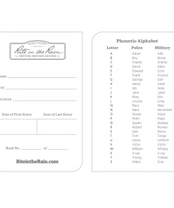 Waterproof Notebooks Rite In The Rain All-Weather Law Enforcement Notebook, 3.25 In. X 5 In.