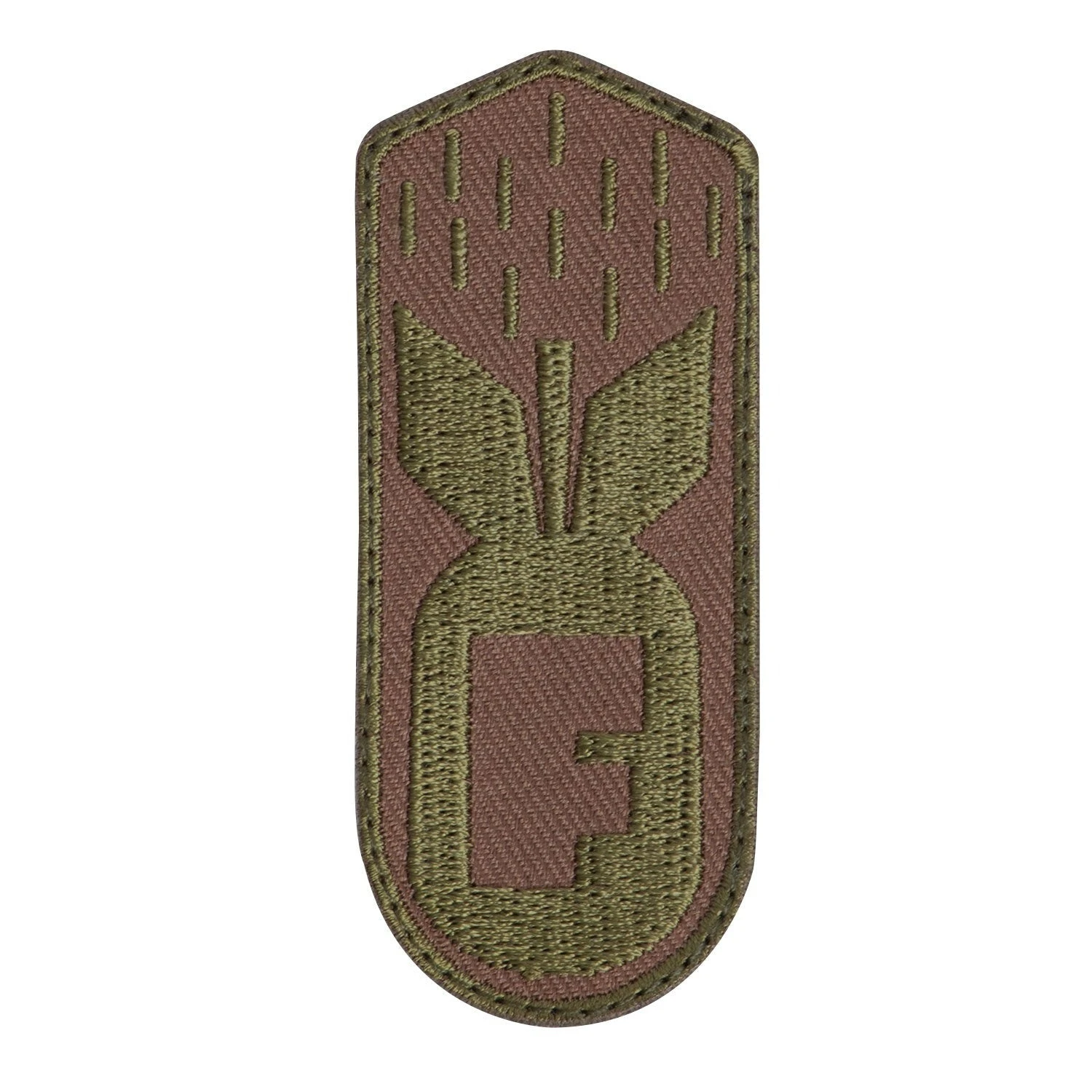 Rothco F-Bomb Patch With Hook Back - Coyote Brown 1 Rothco F-Bomb Patch With Hook Back - Coyote Brown