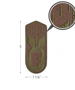 Rothco F-Bomb Patch With Hook Back - Coyote Brown