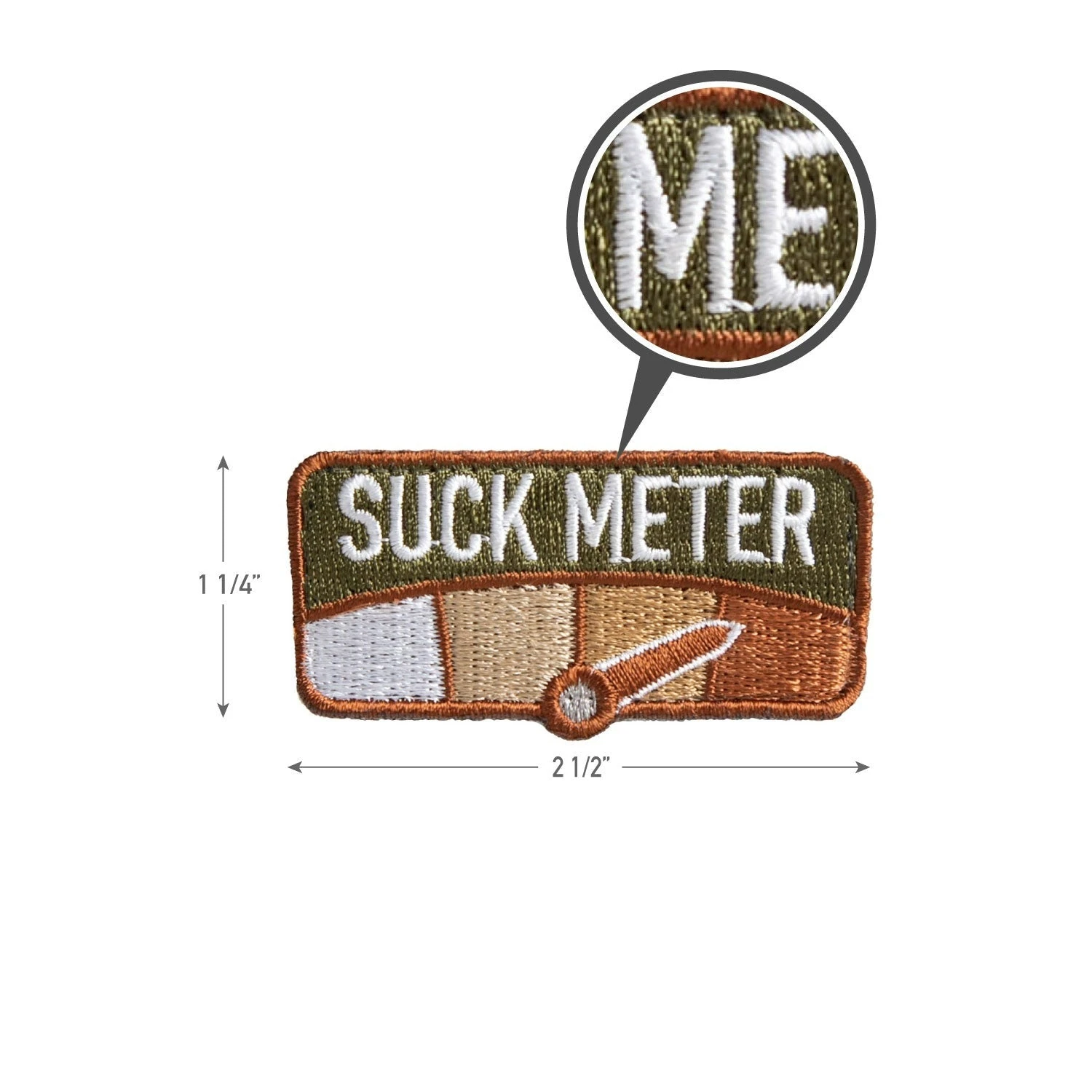 Rothco Suck Meter Morale Patch 2 Rothco Suck Meter Morale Patch