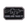 Rothco Come And Take It Morale Patch Black