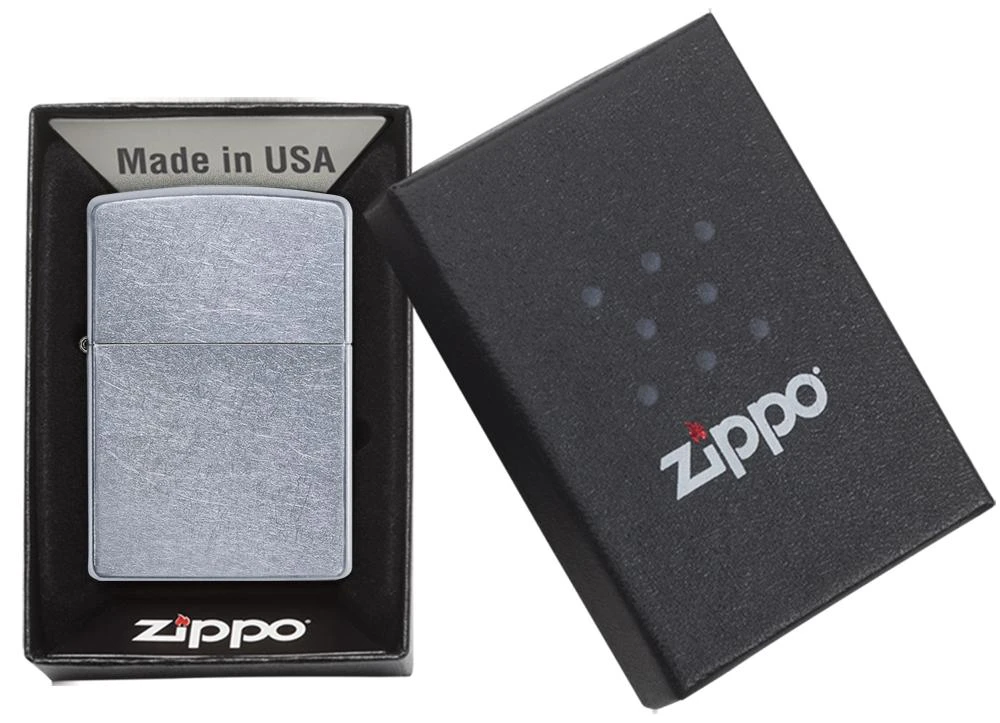 Zippo Street Chrome Lighter 4 Zippo Street Chrome Lighter