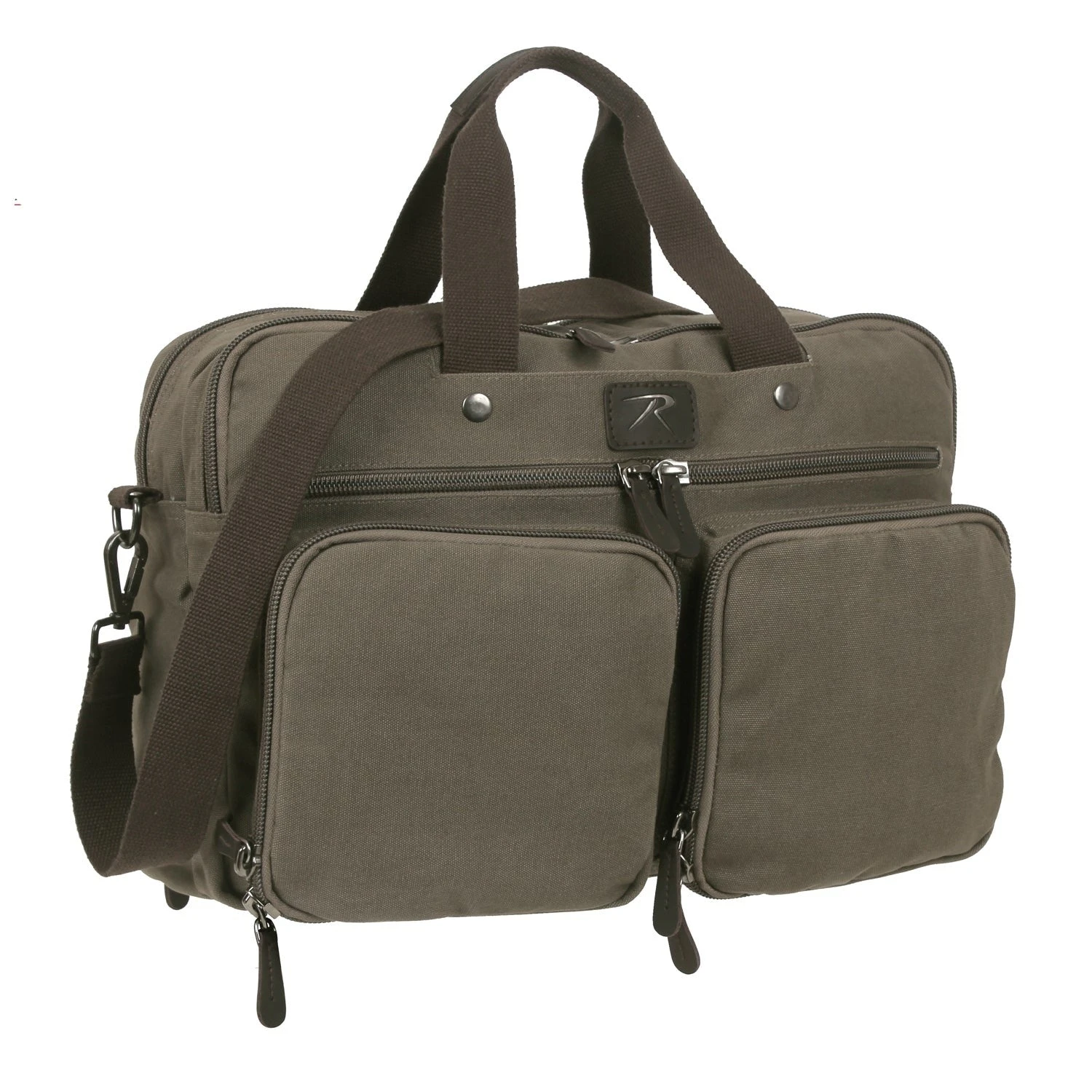 Rothco Canvas Briefcase Backpack Gear 1 Rothco Canvas Briefcase Backpack Gear