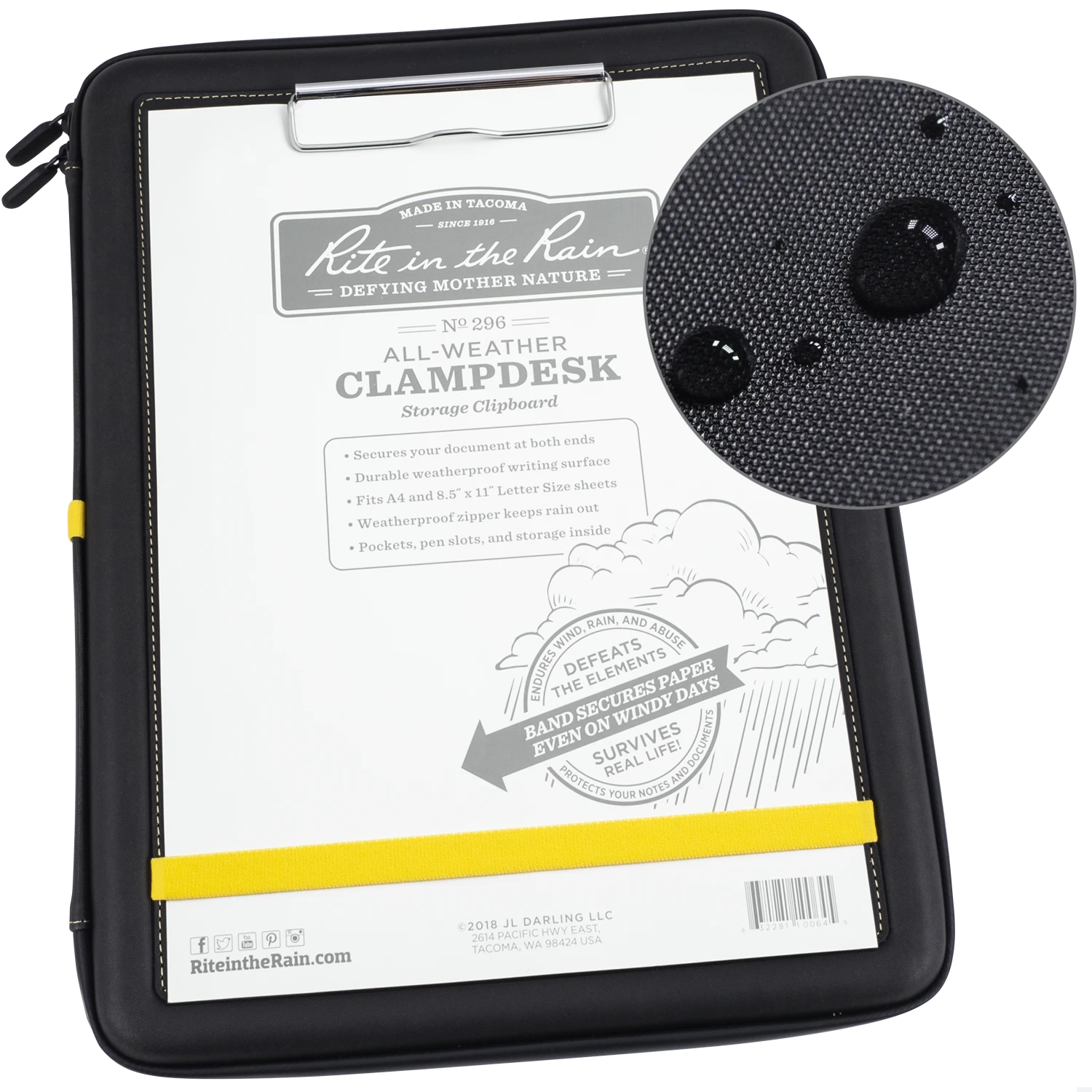 Waterproof Notebooks Rite In The Rain Weatherproof Clampdesk, 14 In. X 10.625 In. 1 Waterproof Notebooks Rite In The Rain Weatherproof Clampdesk, 14 In. X 10.625 In.