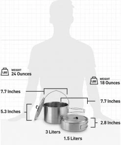 Gear Solo Stove 2 Pot Set