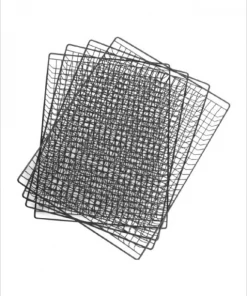 Bradley Smoker Jerky Racks, Teflon Coating, 15Ã—11.9 In, 4 Pack