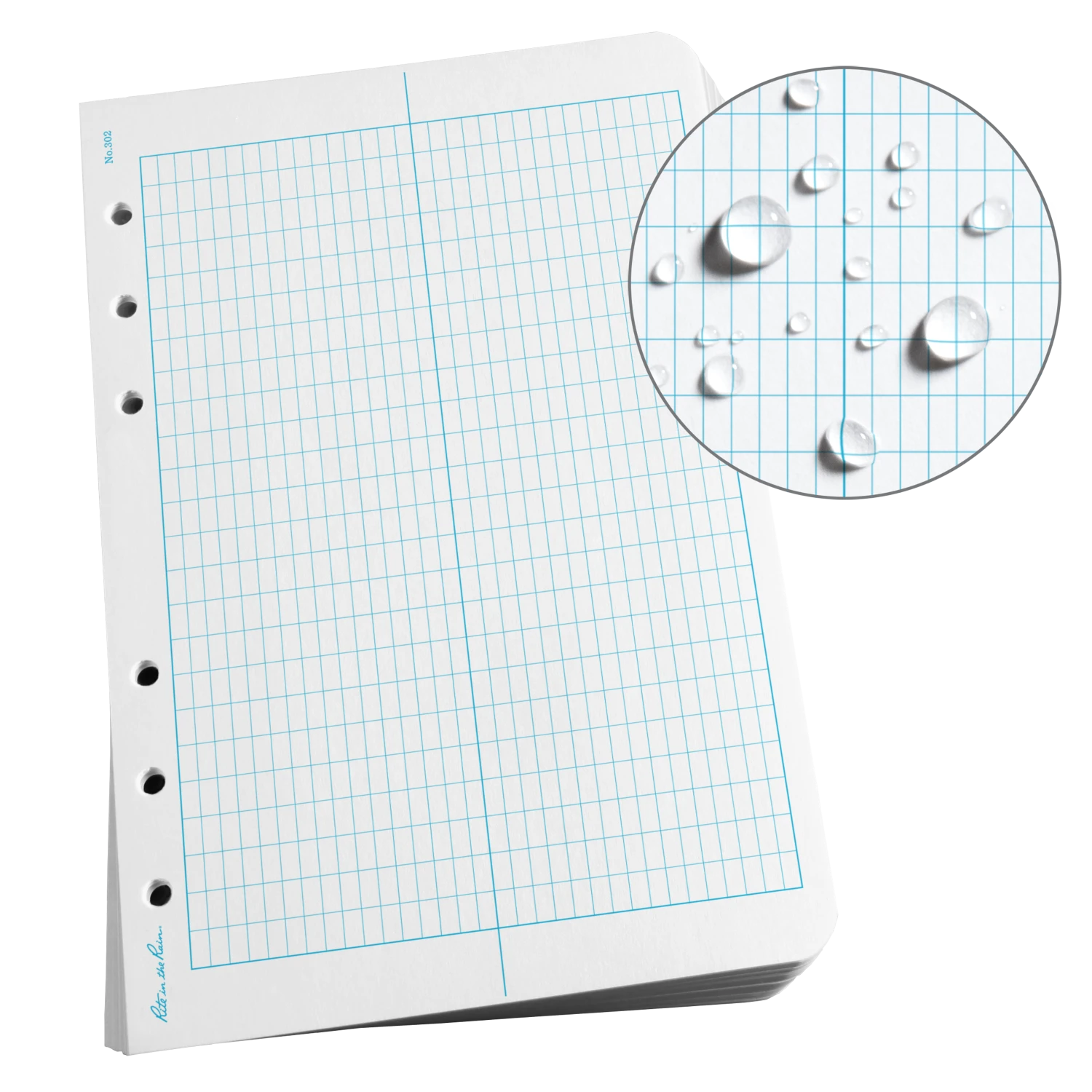 Waterproof Notebooks Rite In The Rain Weatherproof Loose Leaf Paper 4.625 In. X 7 In. 100 Pattern Sheets - 32# 1 Waterproof Notebooks Rite In The Rain Weatherproof Loose Leaf Paper 4.625 In. X 7 In. 100 Pattern Sheets - 32#