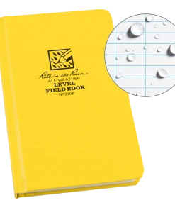 Waterproof Notebooks Rite In The Rain Weatherproof Hard Cover Notebook, 4.75 In. X 7.5 In. Level Pattern