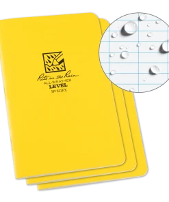 Rite In The Rain Weatherproof Stapled Pattern Notebook, 4.625 In. X 7 In. - 3 Pack Books, Binders & Notepads