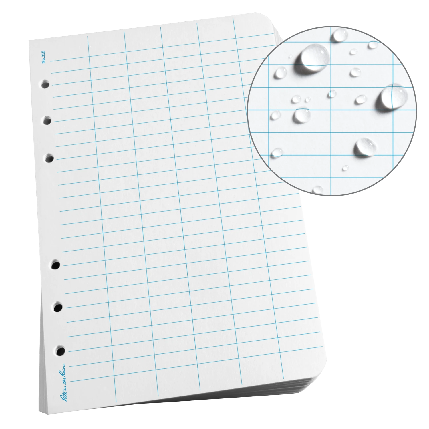 Waterproof Notebooks Rite In The Rain Weatherproof Loose Leaf Paper 4.625 In. X 7 In. 100 Pattern Sheets - 32# 3 Waterproof Notebooks Rite In The Rain Weatherproof Loose Leaf Paper 4.625 In. X 7 In. 100 Pattern Sheets - 32#