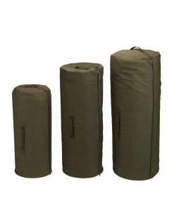 Rothco Canvas Duffel Bag With Side Zipper