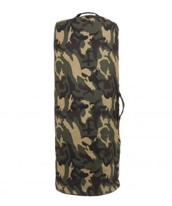 Rothco Canvas Duffel Bag With Side Zipper