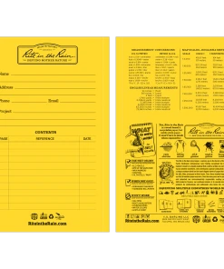 Rite In The Rain Weatherproof Soft Cover Notebook, 4.625 In. X 7.25 In. 24 Rite In The Rain Weatherproof Soft Cover Notebook, 4.625 In. X 7.25 In.