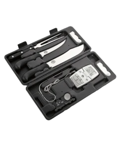 Bradley Accessories Bradley Smoking Tools, 5 Pieces: Butcher Knife, Boning Knife, Fork, Sharpener And Digital Thermometer