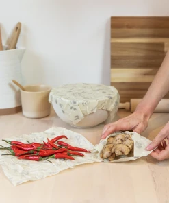 Abeego Reusable Beeswax Food Wraps - Square Food & Food Storage