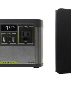 Goal Zero Yeti 200X Power Station With Nomad 20 Solar Panel