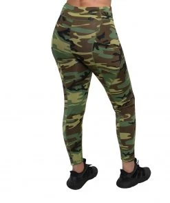 Rothco Women's Workout Performance Camo Leggings With Pockets