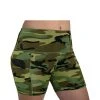 Rothco Women's Camo Workout Performance Legging Shorts - Woodland Camo