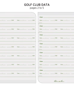 Rite In The Rain All Weather Golf Notebook, 3.5 In. X 6 In. Waterproof Notebooks