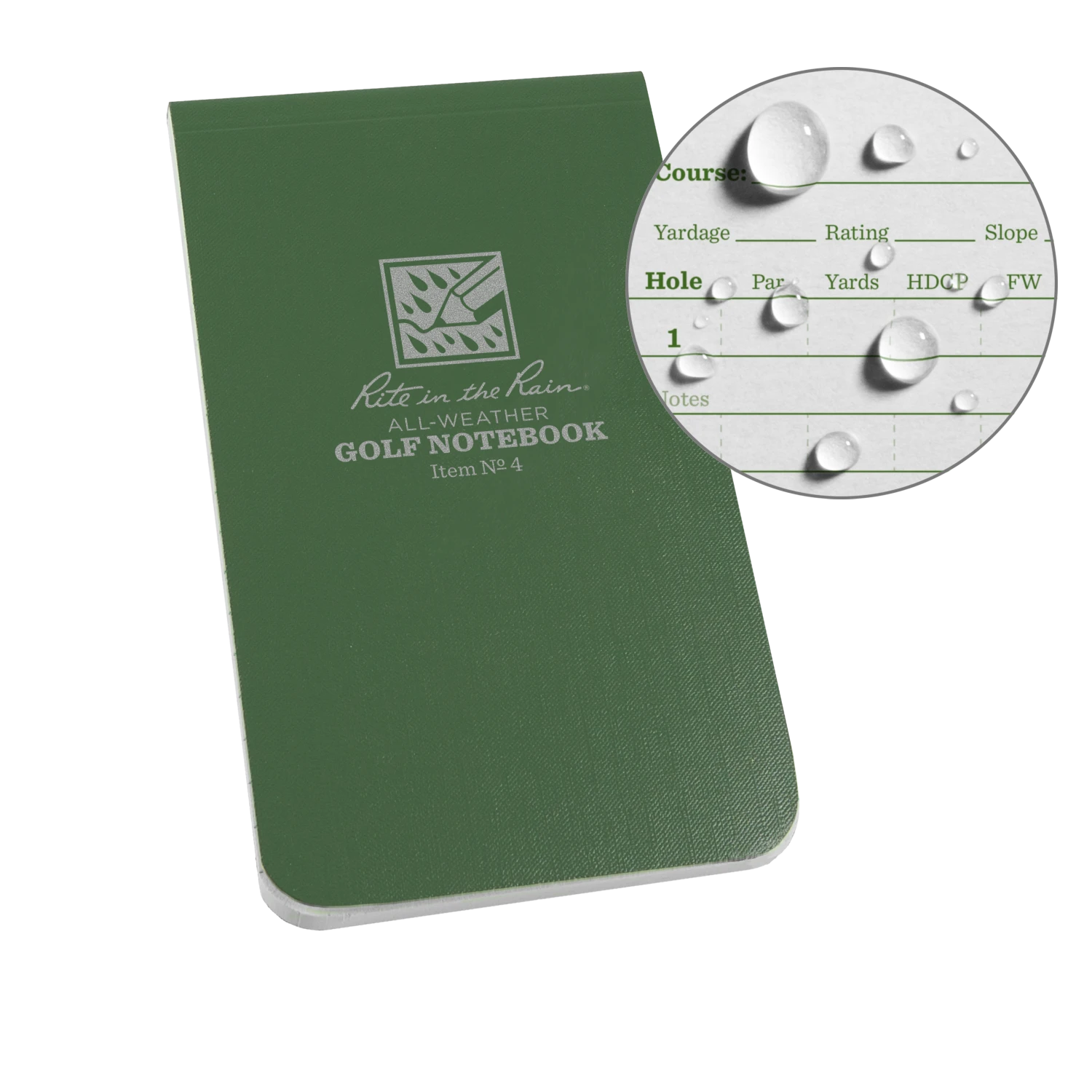 Rite In The Rain All Weather Golf Notebook, 3.5 In. X 6 In. Waterproof Notebooks 1 Rite In The Rain All Weather Golf Notebook, 3.5 In. X 6 In. Waterproof Notebooks