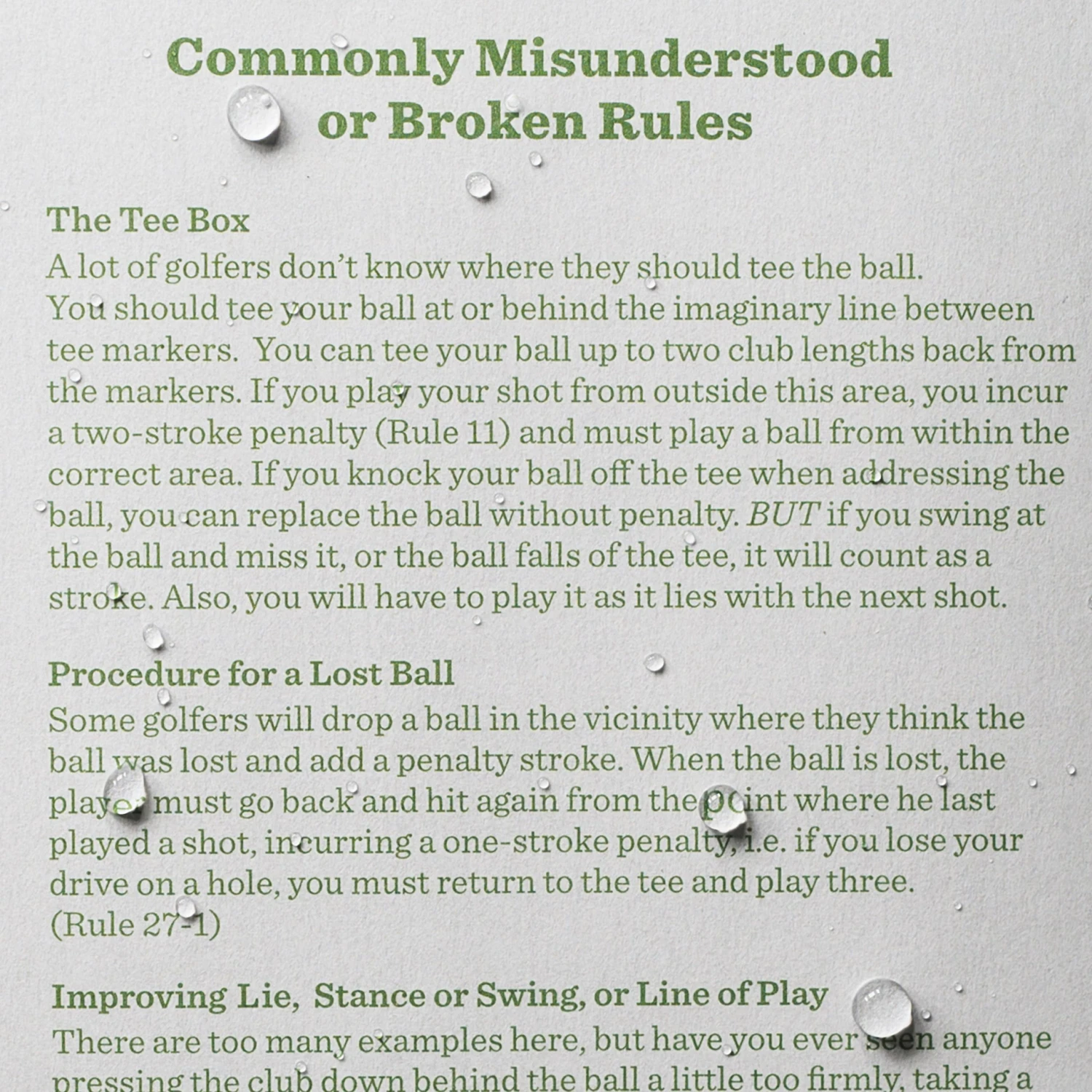 Rite In The Rain All Weather Golf Notebook, 3.5 In. X 6 In. Waterproof Notebooks 7 Rite In The Rain All Weather Golf Notebook, 3.5 In. X 6 In. Waterproof Notebooks