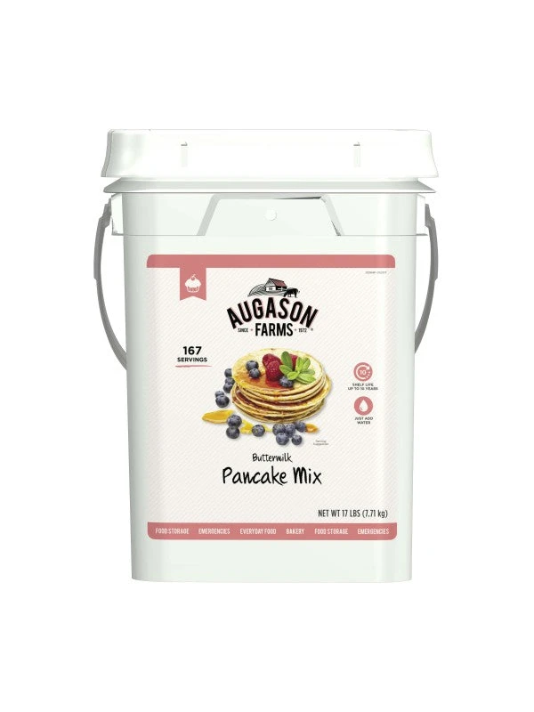 Augason Farms Buttermilk Pancake Mix 4-Gallon Pail 1 Augason Farms Buttermilk Pancake Mix 4-Gallon Pail