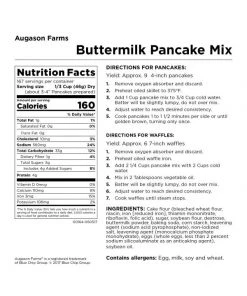 Augason Farms Buttermilk Pancake Mix 4-Gallon Pail 11 Augason Farms Buttermilk Pancake Mix 4-Gallon Pail