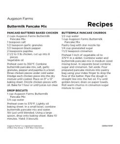 Augason Farms Buttermilk Pancake Mix 4-Gallon Pail 12 Augason Farms Buttermilk Pancake Mix 4-Gallon Pail