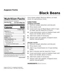 Food & Food Storage Augason Farms Black Beans