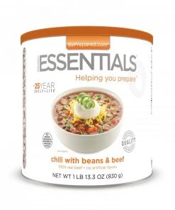Food & Food Storage Emergency Essentials Chili With Beans & Beef