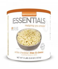 Emergency Essentials White Cheddar Mac & Cheese #10 Can Food & Food Storage