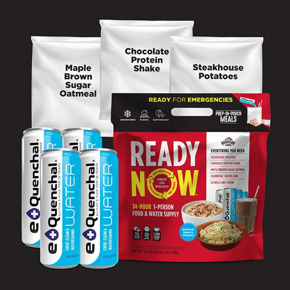 Food & Food Storage AUGASON FARMS READY NOW 24-Hour 1-Person Food & Water Supply (Steakhouse) 3 Food & Food Storage AUGASON FARMS READY NOW 24-Hour 1-Person Food & Water Supply (Steakhouse)