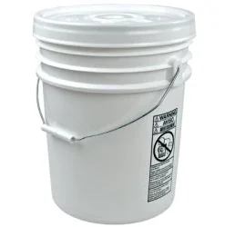 Good2GoCo White Food Grade Bucket With Lid - 5 Gallon (12 Pack) Food & Food Storage