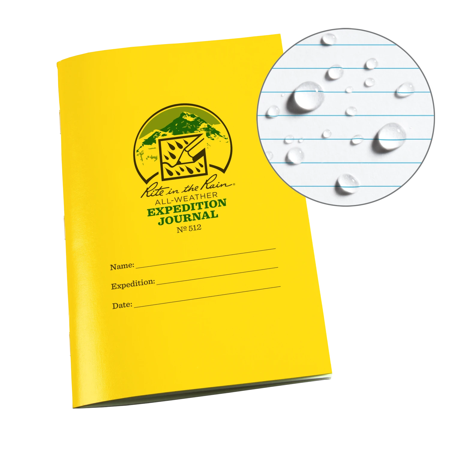 Rite In The Rain Weatherproof Stapled Notebook 4.625 In. X 7 In. - Expedition Journal Waterproof Notebooks 1 Rite In The Rain Weatherproof Stapled Notebook 4.625 In. X 7 In. - Expedition Journal Waterproof Notebooks