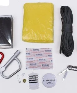 Pouches Rothco Water Bottle Survival Kit With MOLLE Compatible Pouch