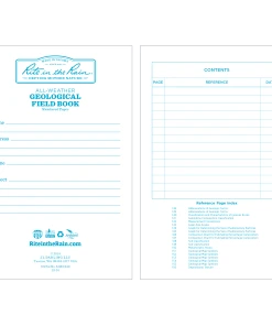 Rite In The Rain Weatherproof Hard Cover Notebook, 4.75 In. X 7.5 In. Geological Pattern Waterproof Notebooks