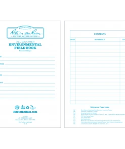 Rite In The Rain Weatherproof Hard Cover Notebook, 4.75 In. X 7.5 In. Environmental Pattern Waterproof Notebooks