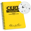Rite In The Rain Weatherproof Side Spiral Notebook, 4.625 In. X 7 In. CERT Field Operator's Guide FOG Waterproof Notebooks