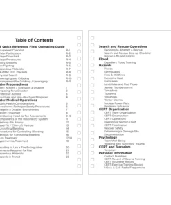 Rite In The Rain Weatherproof Side Spiral Notebook, 4.625 In. X 7 In. CERT Field Operator's Guide FOG Waterproof Notebooks