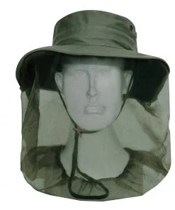 Rothco Adjustable Boonie Hat With Mosquito Netting - Olive Drab - One Size