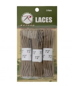Rothco 72" Boot Laces - 3-Pack