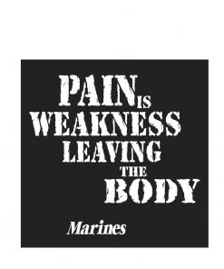 Rothco Marines Pain Is Weakness T-Shirt