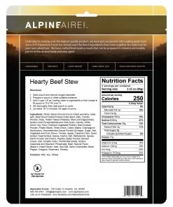AlpineAire Hearty Beef Stew 5 AlpineAire Hearty Beef Stew