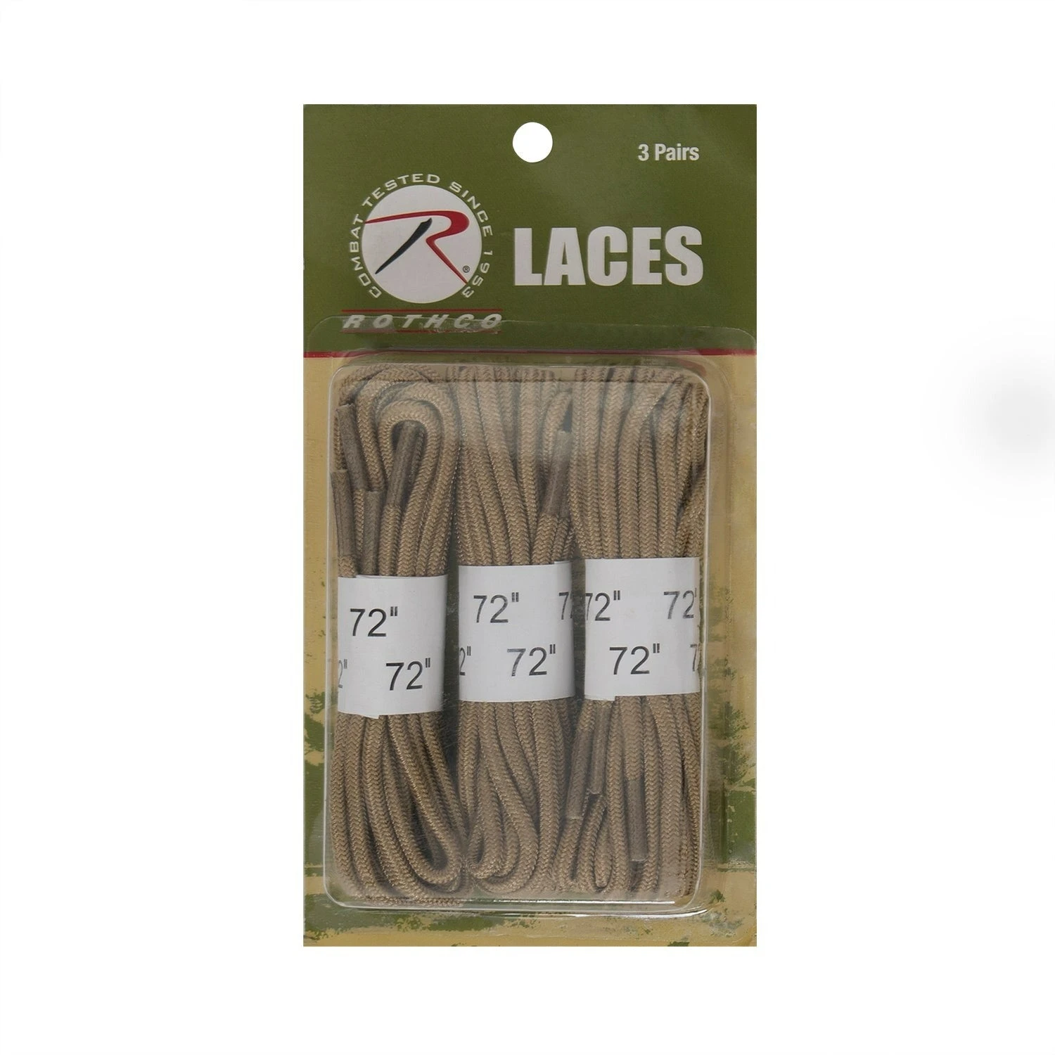 Rothco 72" Boot Laces - 3-Pack 2 Rothco 72" Boot Laces - 3-Pack