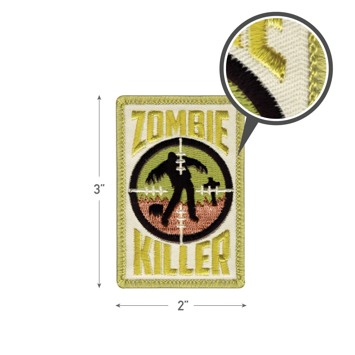 Rothco Zombie Killer Morale Patch 2 Rothco Zombie Killer Morale Patch
