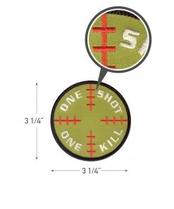 Rothco One Shot One Kill Morale Patch 3 Rothco One Shot One Kill Morale Patch