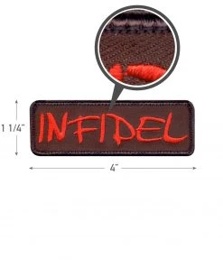 Rothco Infidel Morale Patch 4 Rothco Infidel Morale Patch