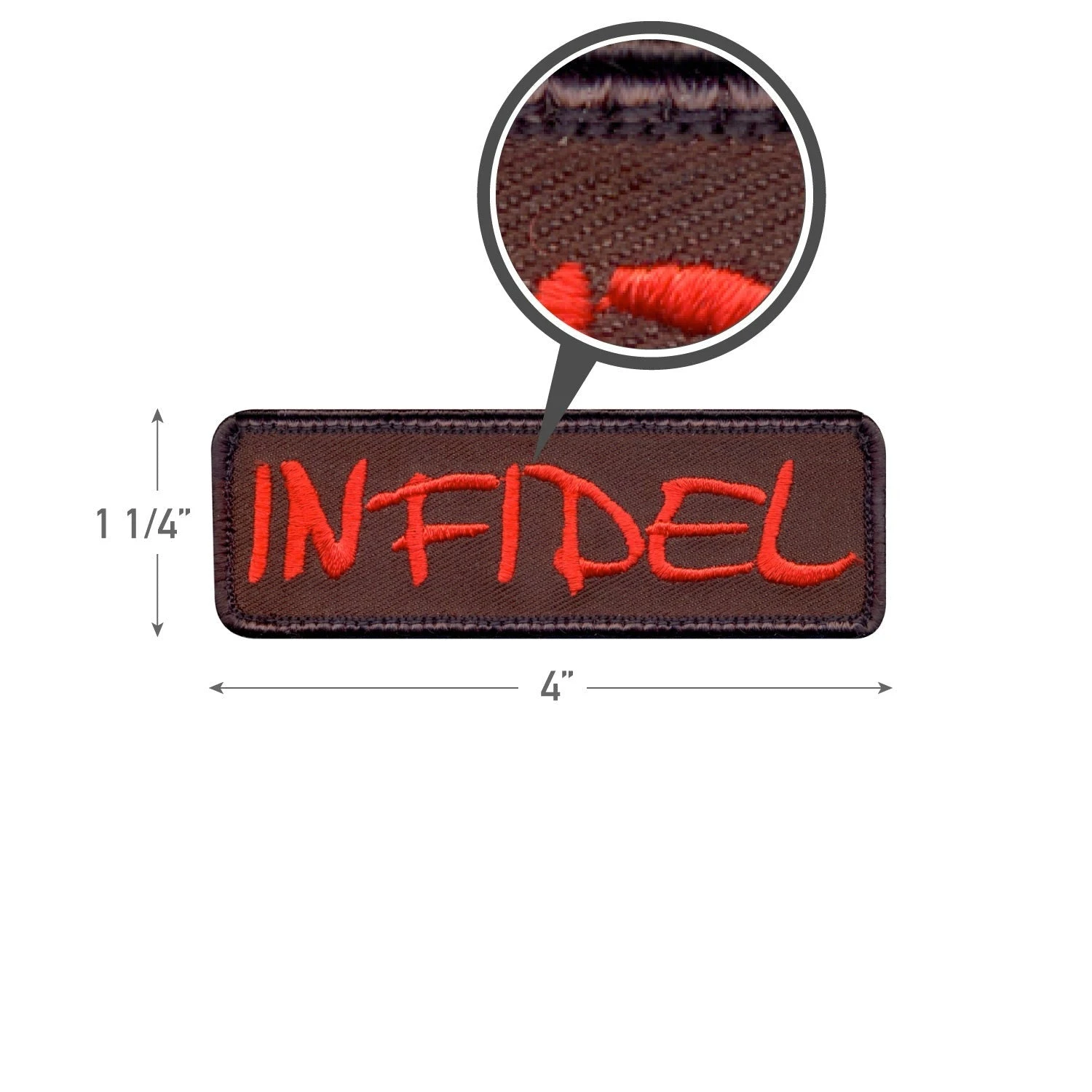 Rothco Infidel Morale Patch 2 Rothco Infidel Morale Patch
