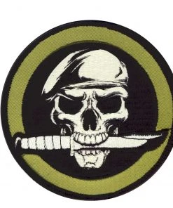 Rothco Military Skull & Knife Morale Patch