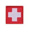 Rothco White Cross Red Morale Patch